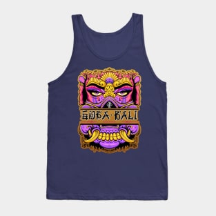 Balinese Mask Girl Goba Bali Tank Top